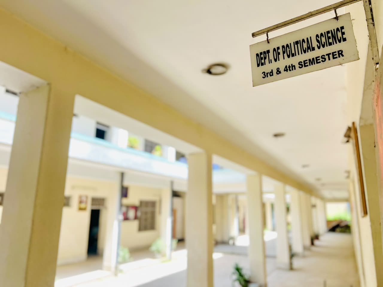 Department of Political Science Corridor